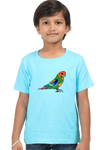 Round Neck T-Shirt (Boys) - Pretty Jandaya Parakeet (10 Colours)