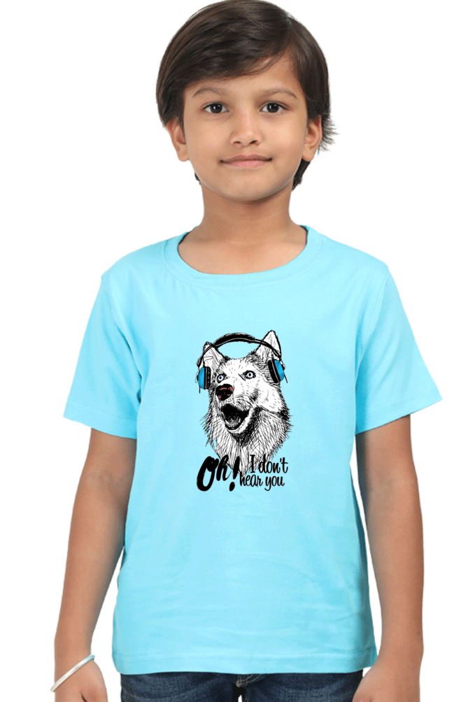 Round Neck T-Shirt (Boys) - Howl You Doing? (10 Colours)