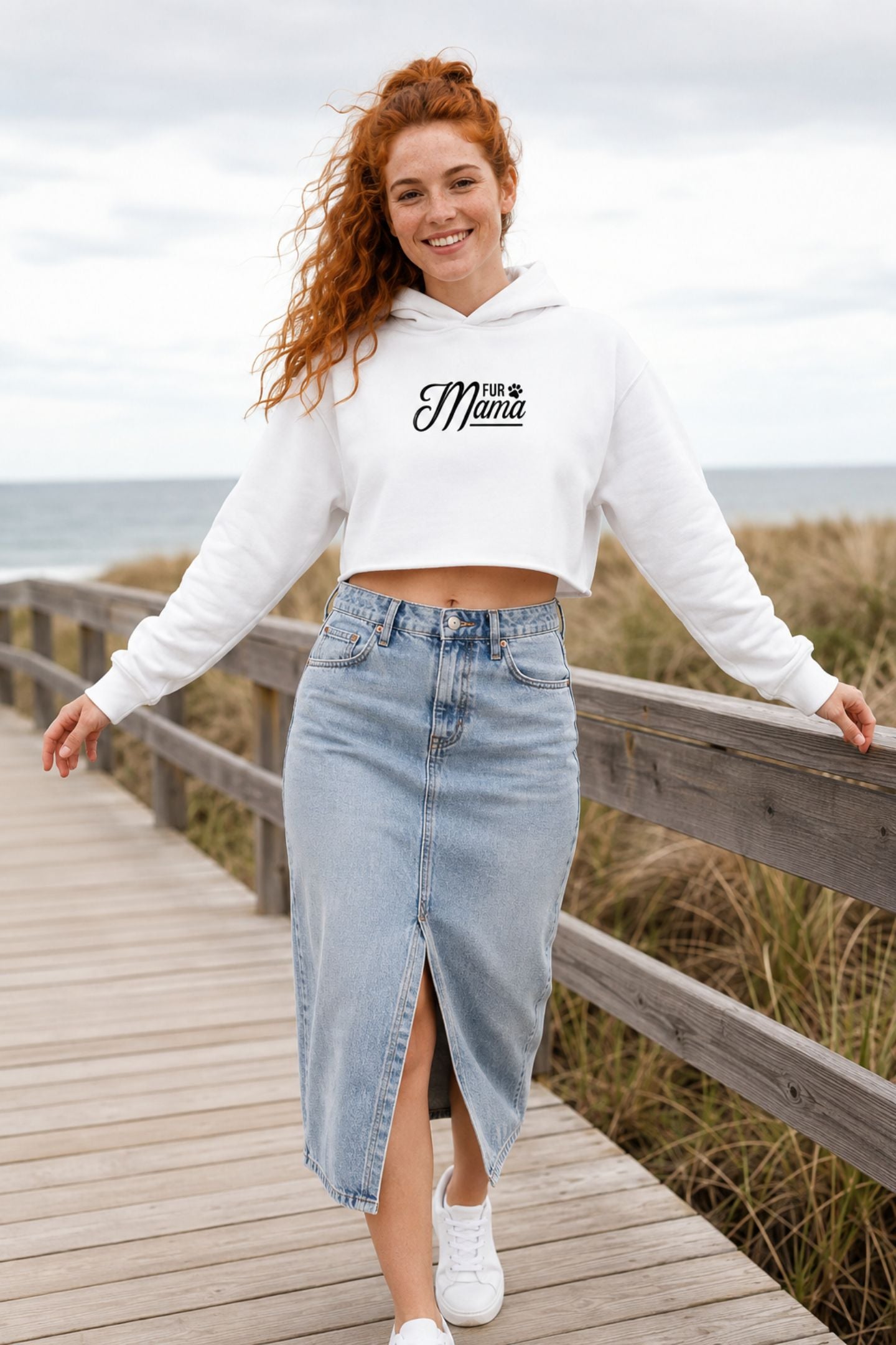 Crop Hoodie (Women) - Fuelled by Love (3 Colours)