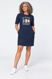T-shirt Dress With Pockets - Never Ending (3 Colours) (Slim Fit)