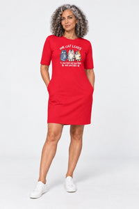 T-shirt Dress With Pockets - Never Ending (3 Colours) (Slim Fit)