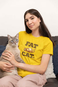 Round Neck T-Shirt (Women) - Fat Cat (11 colours)