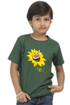 Round Neck T-Shirt (Boys) - A Meowment Of Sunshine (10 Colours)