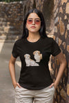 Round Neck T-Shirt (Women) - Shih Tzu Sweethearts (11 colours)