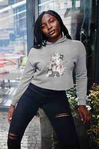 Crop Hoodie (Women) - Cuddle Crew (3 Colours)