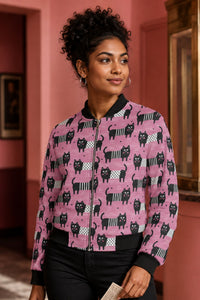 Bomber Jacket (Women) - Rosie Posie Kitty