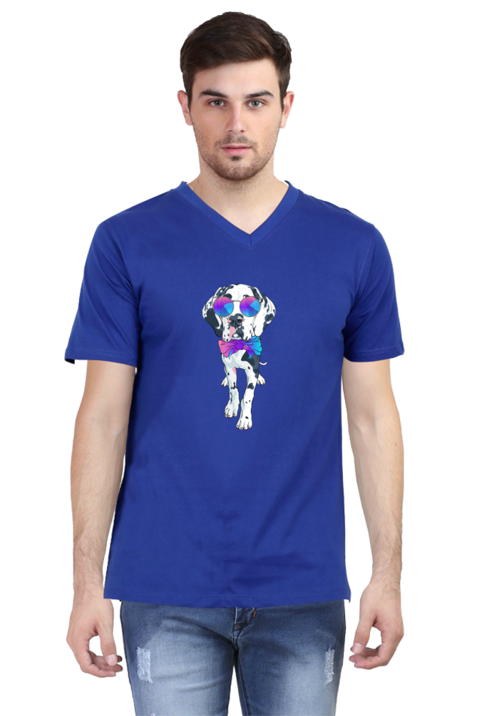V Neck T-Shirt (Men) - Spot-tacular Treasure (6 Colours)