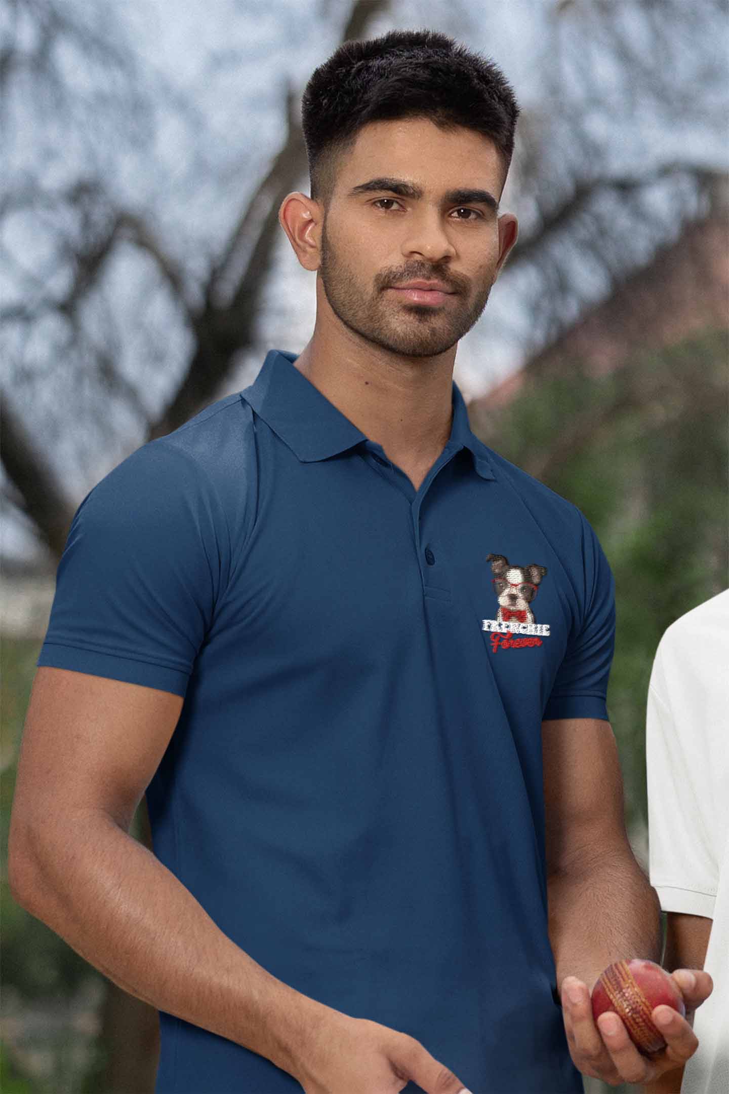 bow tie and polo shirt