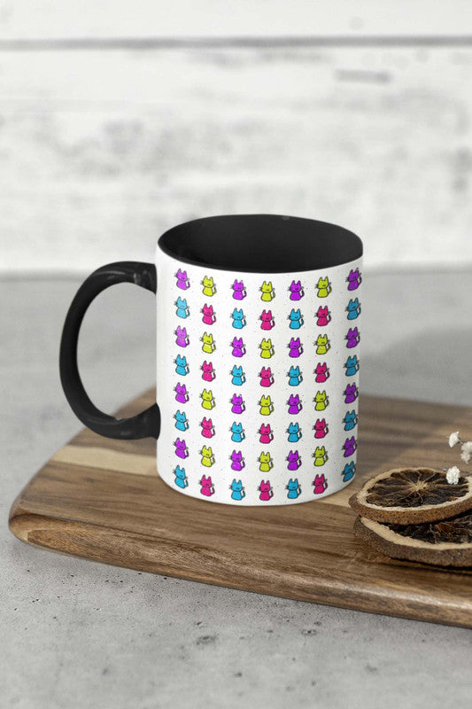 Cats In Colour Coffee Mug