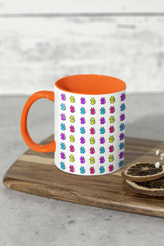 Cats In Colour Coffee Mug