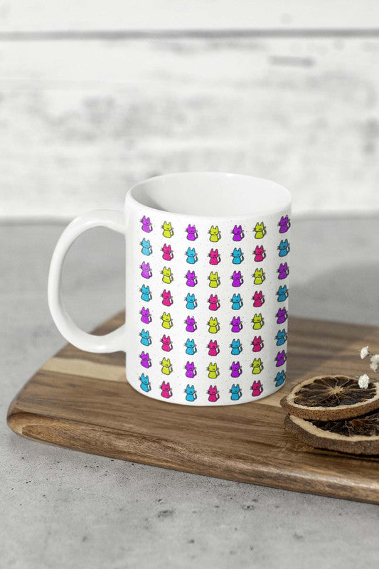 Cats In Colour Coffee Mug