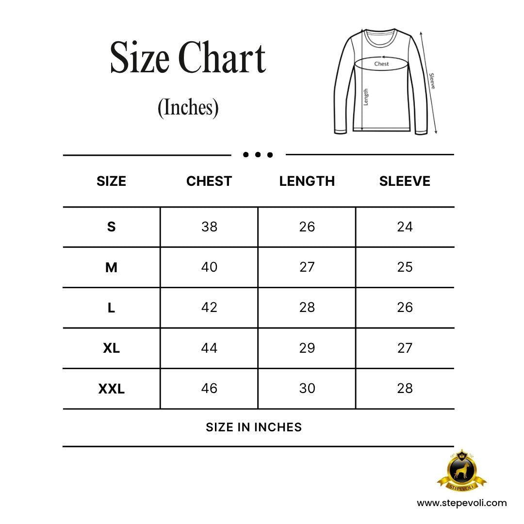 Full Sleeves Round Neck (Men) - Paws Coffee Repeat (3 Colours)