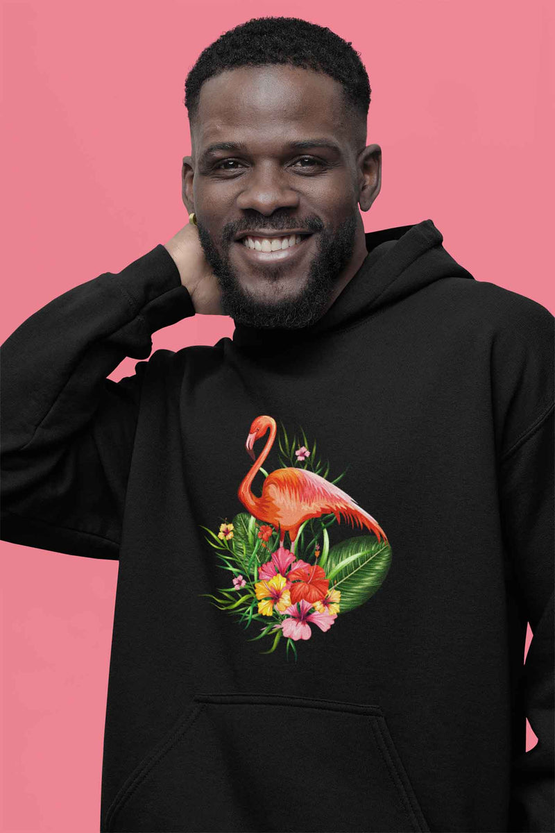 Hoodie (Men) - Fashionable Flamingo (10 Colours)