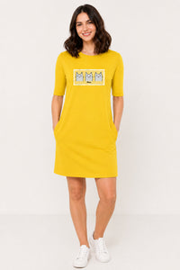 T-shirt Dress With Pockets - Meh Mondays (6 Colours) (Slim Fit)