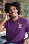 Polo Neck T-Shirt (Men) - Happy Vibes (11 Colours)