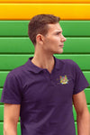 Polo Neck T-Shirt (Men) - Laser Sharp Cat (9 Colours)