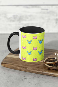 Psychedelic Bunny Coffee Mug