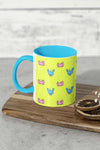 Psychedelic Bunny Coffee Mug