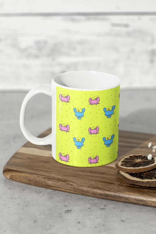 Psychedelic Bunny Coffee Mug