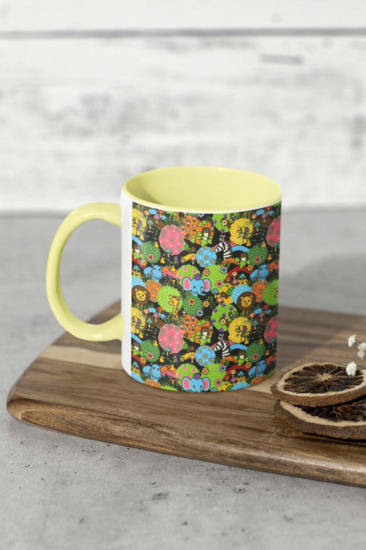 Retro Jungle Party Coffee Mug