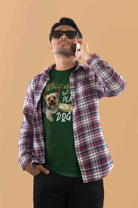 Round Neck T-Shirt (Men) - Busy Yorkie (7 Colours)