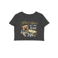 Crop Top (Women) - Busy Yorkie (5 Colours)