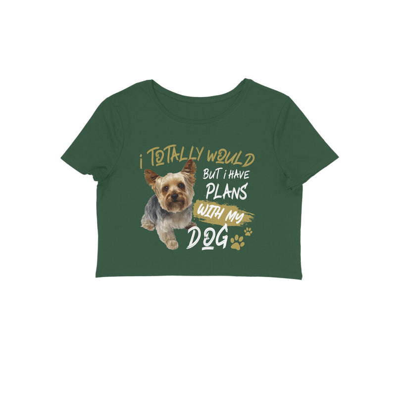 Crop Top (Women) - Busy Yorkie (5 Colours)