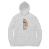 Hoodie (Men) - Basset Hound Hello (12 Colours)