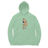 Hoodie (Men) - Basset Hound Hello (12 Colours)