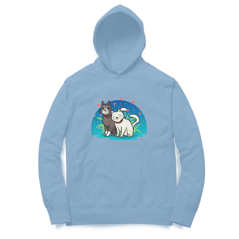 Hoodie (Men) - Pawsitively Adorable Cats (7 Colours)
