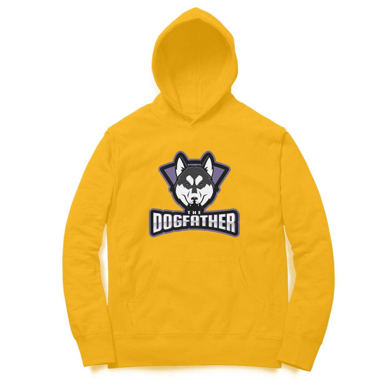 Hoodie (Men) - The Dogfather Husky (12 Colours)