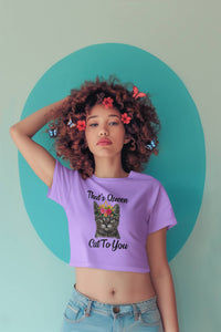 Crop Top (Women) - Floral Feline (8 Colours)