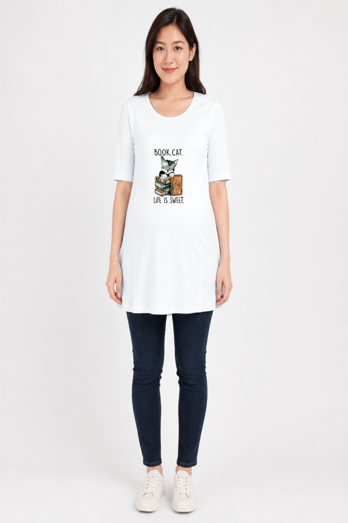 Nerdy Kitty Maternity Dress (1 Colour)