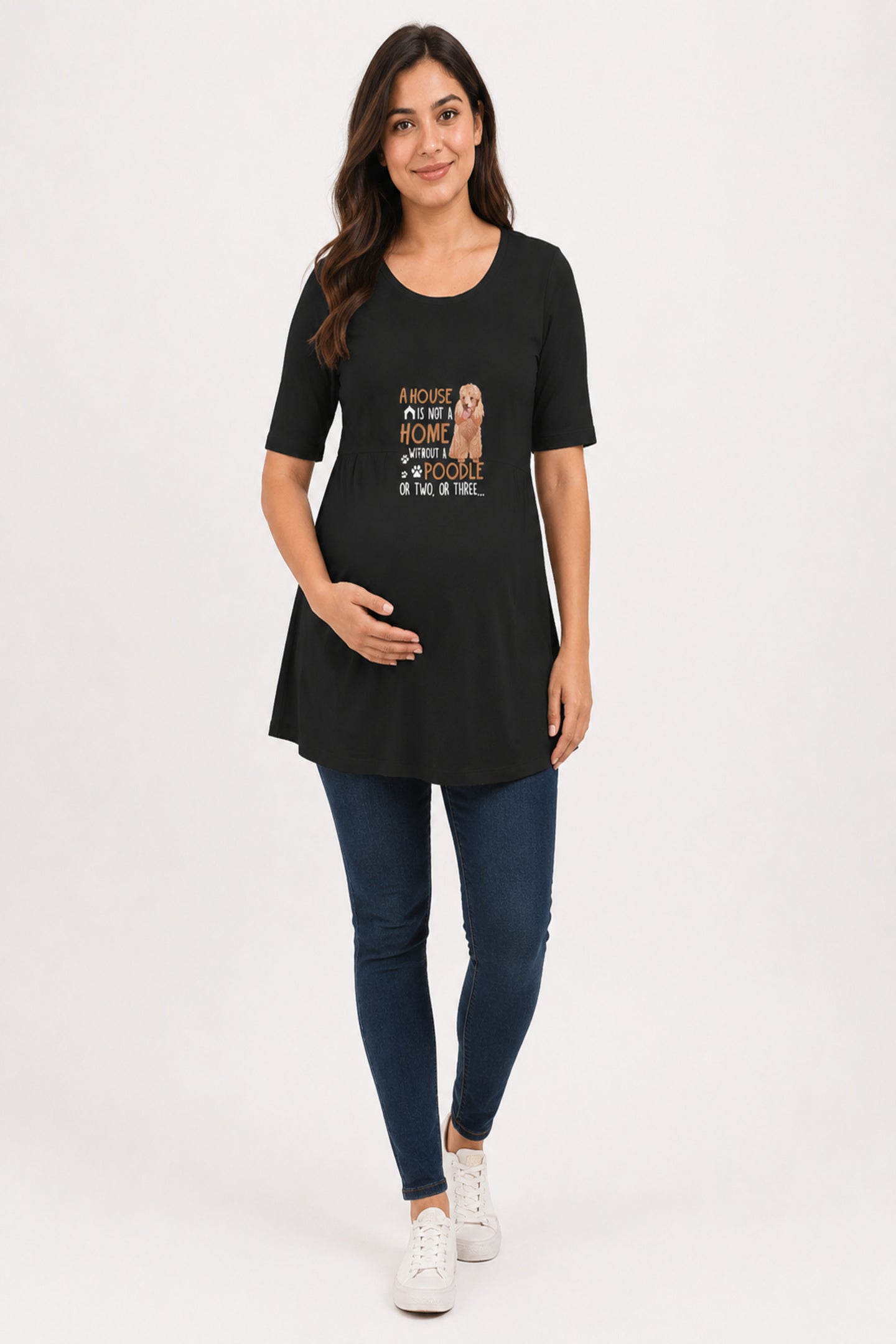 Poodle Doodle Maternity Dress (1 Colour)