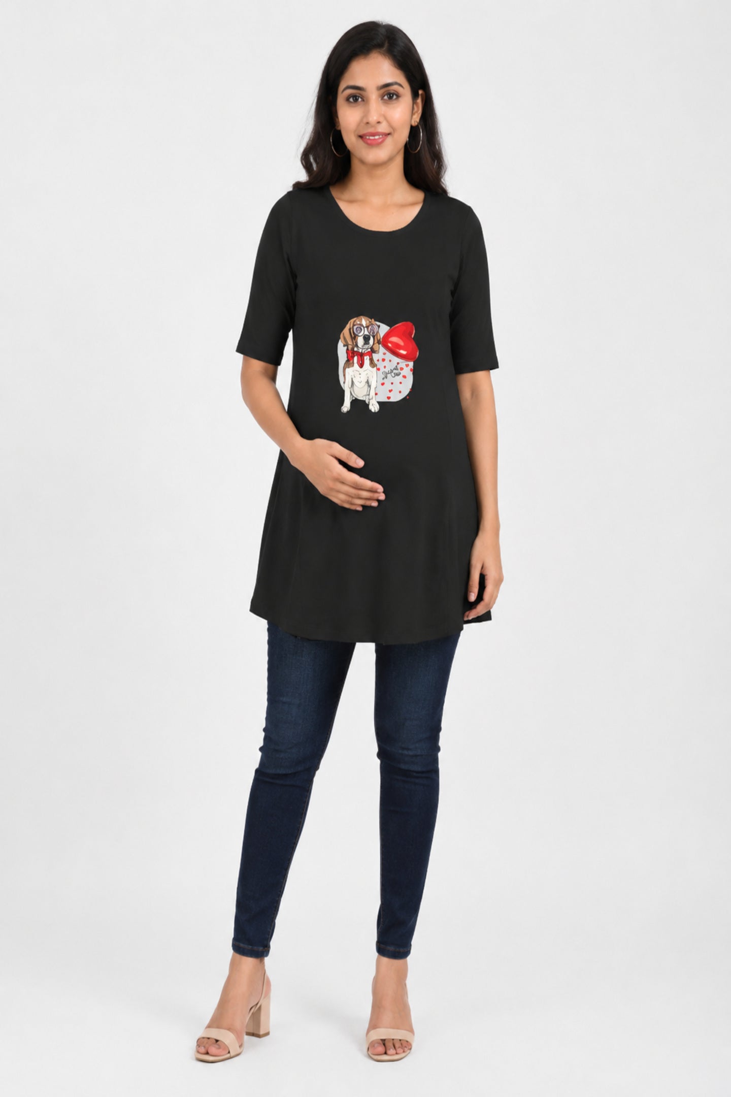 Beagle Furever Love Maternity Dress (2 Colours)