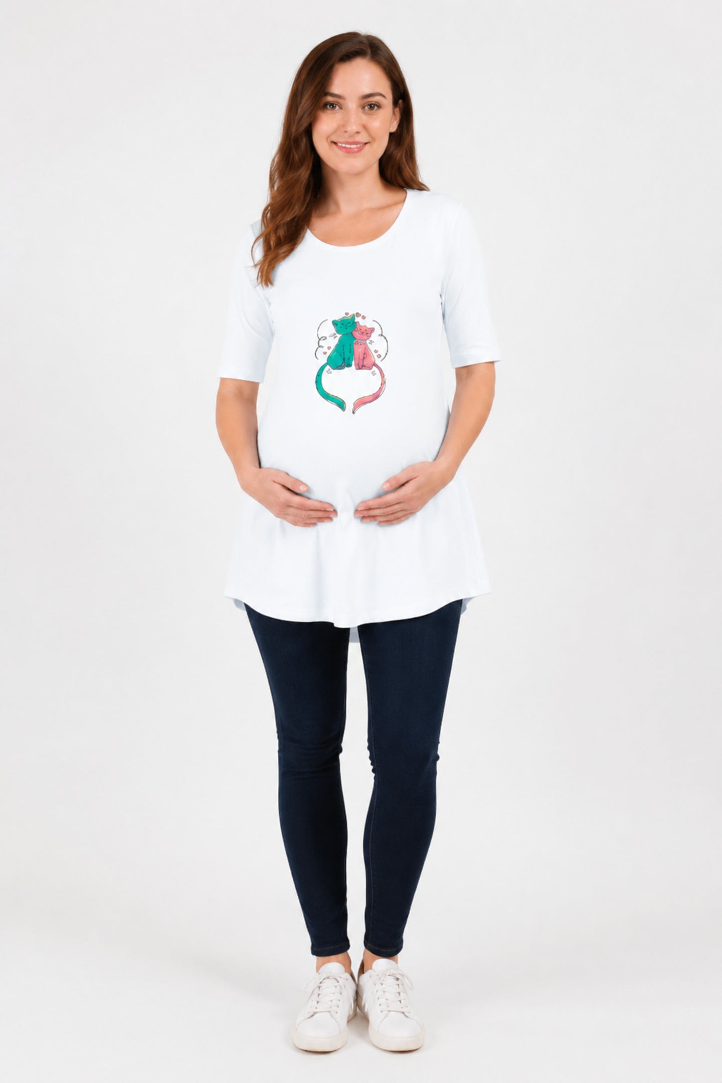 Cats In Love Maternity Dress (1 Colour)