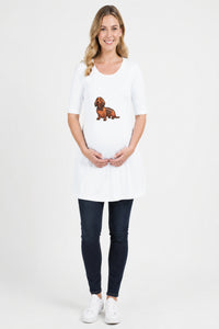 Dash Dash Dachshund Maternity Dress (1 Colour)
