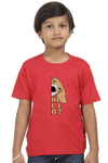 Round Neck T-Shirt (Boys) - Basset Hound Hello (10 Colours)