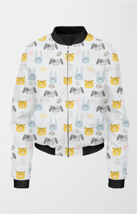 Bomber Jacket (Women) - Animal Friends