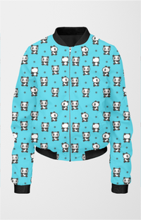 Bomber Jacket (Women) - Cheeky Baby Pandas