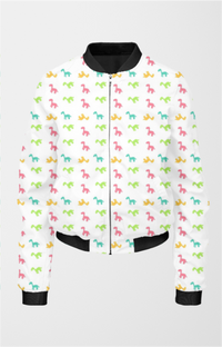 Bomber Jacket (Women) - Dino Be Mine-O