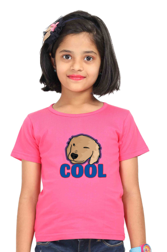 Round Neck T-Shirt (Girls) - Labra-dorable (4 Colours)