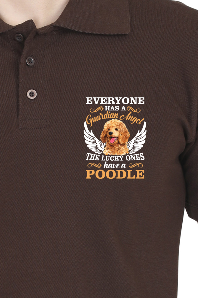 Polo Neck T-Shirt (Men) - Angelic Poodle (7 Colours)