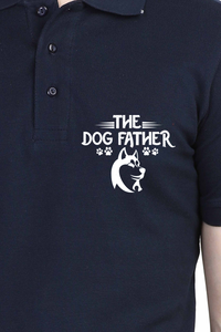 Polo Neck T-Shirt (Men) - Classy Dogfather (7 Colours)