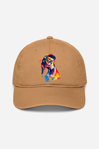 Tilted Head Rainbow Dog Cap (7 Colours)