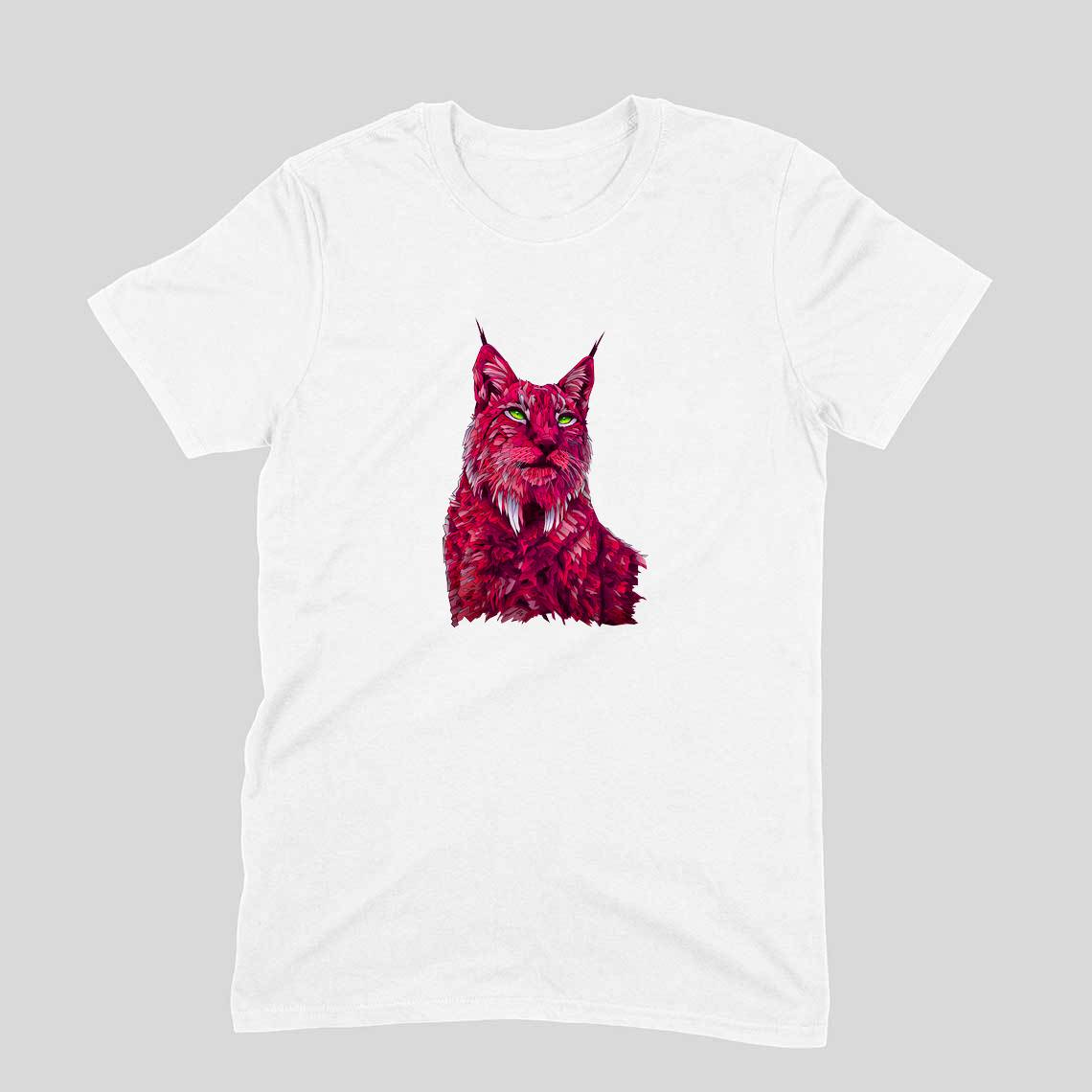 Stepevoli Clothing - Round Neck T-Shirt (Men) - Roar Of The Fuchsia Lion (10 Colours)