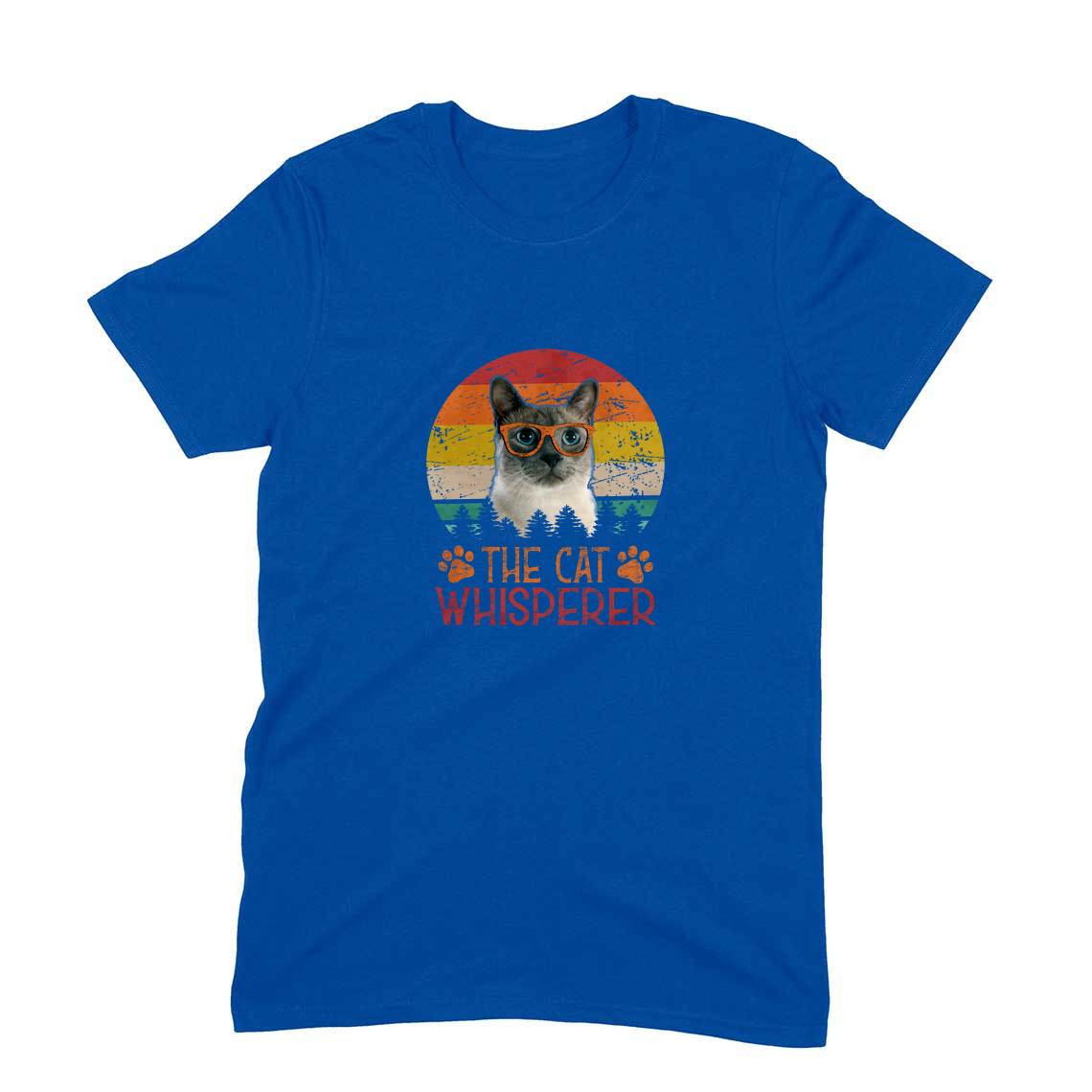 Stepevoli Clothing - Round Neck T-Shirt (Men) - The Cat Whisperer (9 Colours)