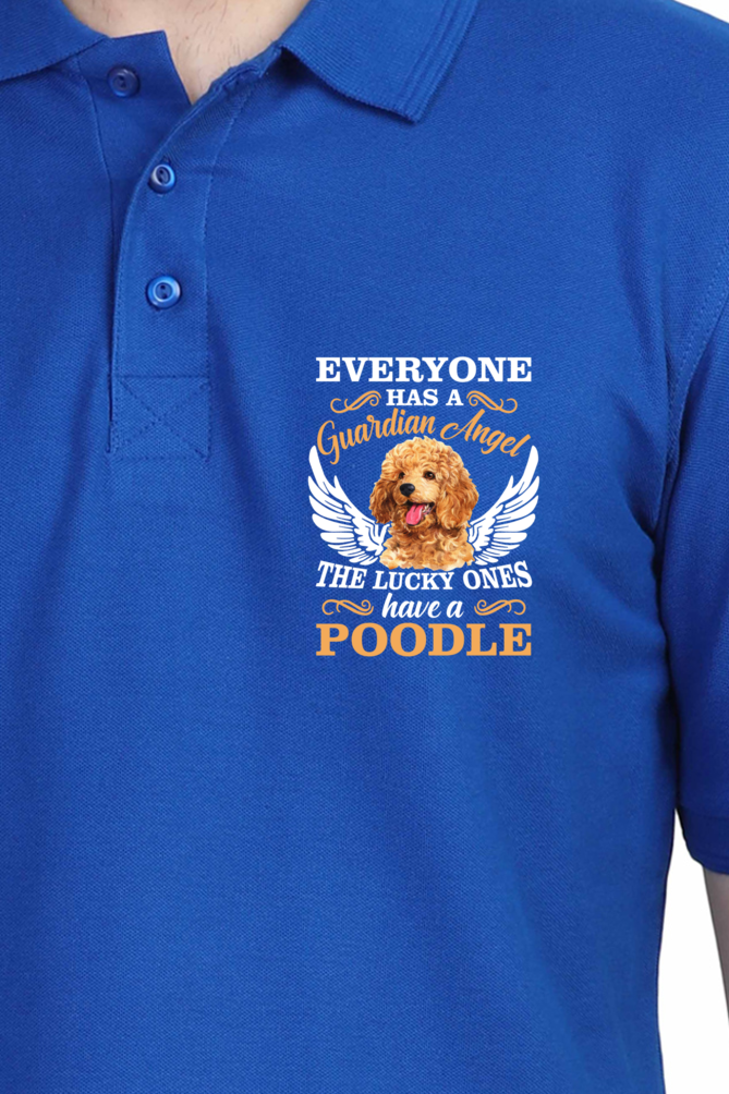 Polo Neck T-Shirt (Men) - Angelic Poodle (7 Colours)