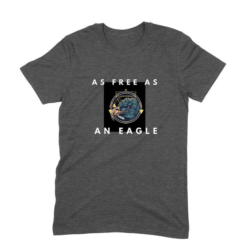 Stepevoli Clothing - Round Neck T-Shirt (Men) - As Free As An Eagle (10 Colours)
