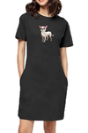 T-shirt Dress With Pockets - Chatty Chihuahua (6 Colours)